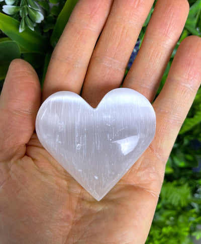 XL Selenit Herz (A-Qualität)