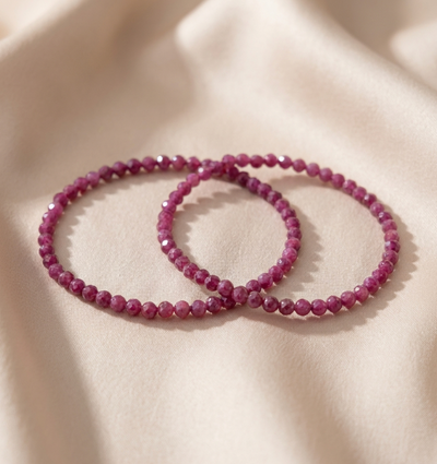 Facettiertes Rubin Armband (sehr gute Qualität)