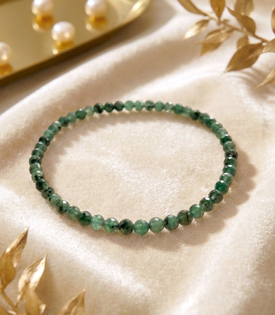 Facettiertes Smaragd Armband (Sehr schöne Qualität)