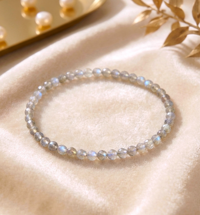 Facettiertes Labradorit Armband (AA-Qualität)