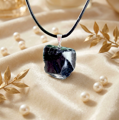 Obsidian Anhänger - mit/ohne Lederband