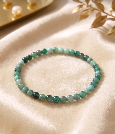 Smaragd Armband (4 mm) - in A-Qualität