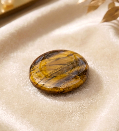 Großer Tigerauge Scheibenstein