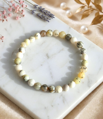 Gelbes Opal Armband