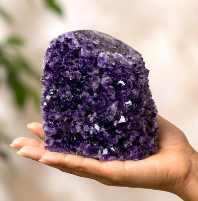 Mittelgroßes Uruguay Amethyst Designstück (AAA-Qualität)