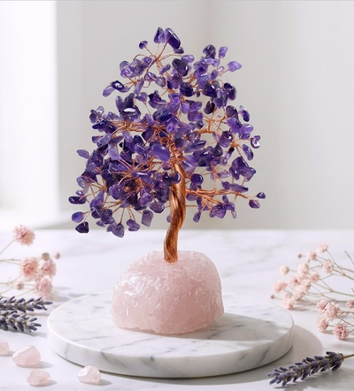 Baum der Klarheit - XL Amethyst Glücksbaum (schöne Qualität)