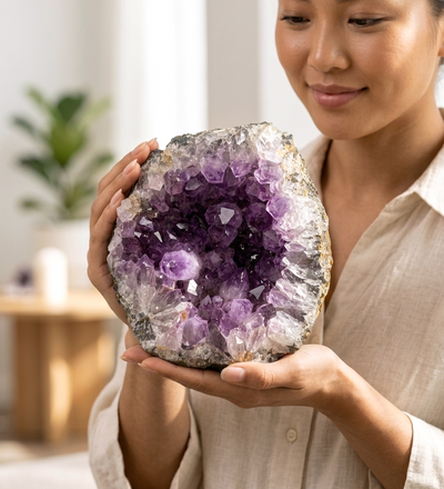 Großes Amethyst Designstück (A-Qualität)