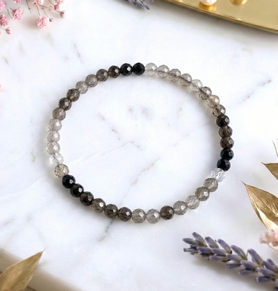 Facettiertes Rauchquarz Armband (A-Qualität)