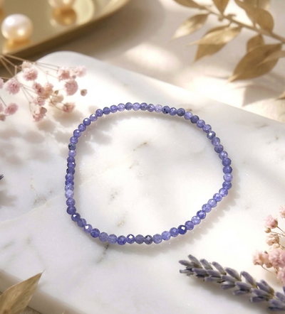 Facettiertes Tansanit Armband (Schöne Qualität)