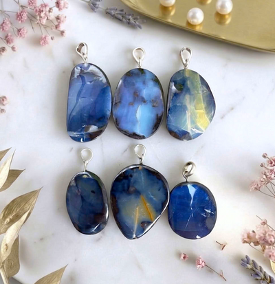 Mittelgroßer Opal-Anhänger - mit 925er Silberöse (Sehr schöne Qualität)