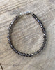 Facettiertes Rauchquarz Armband - mit 925er Silberverschluss