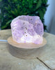 Amethyst Lampe - mit LED-Ständer