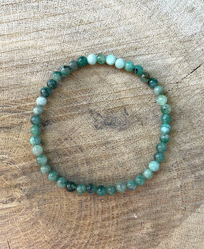 Smaragd Armband (4 mm) - in A-Qualität