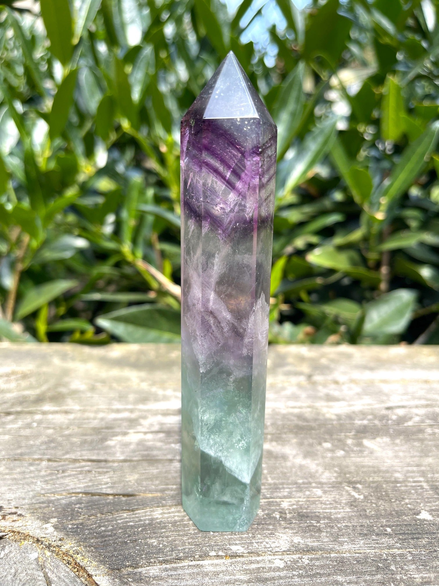 Großer Fluorit Turm (A-Qualität)