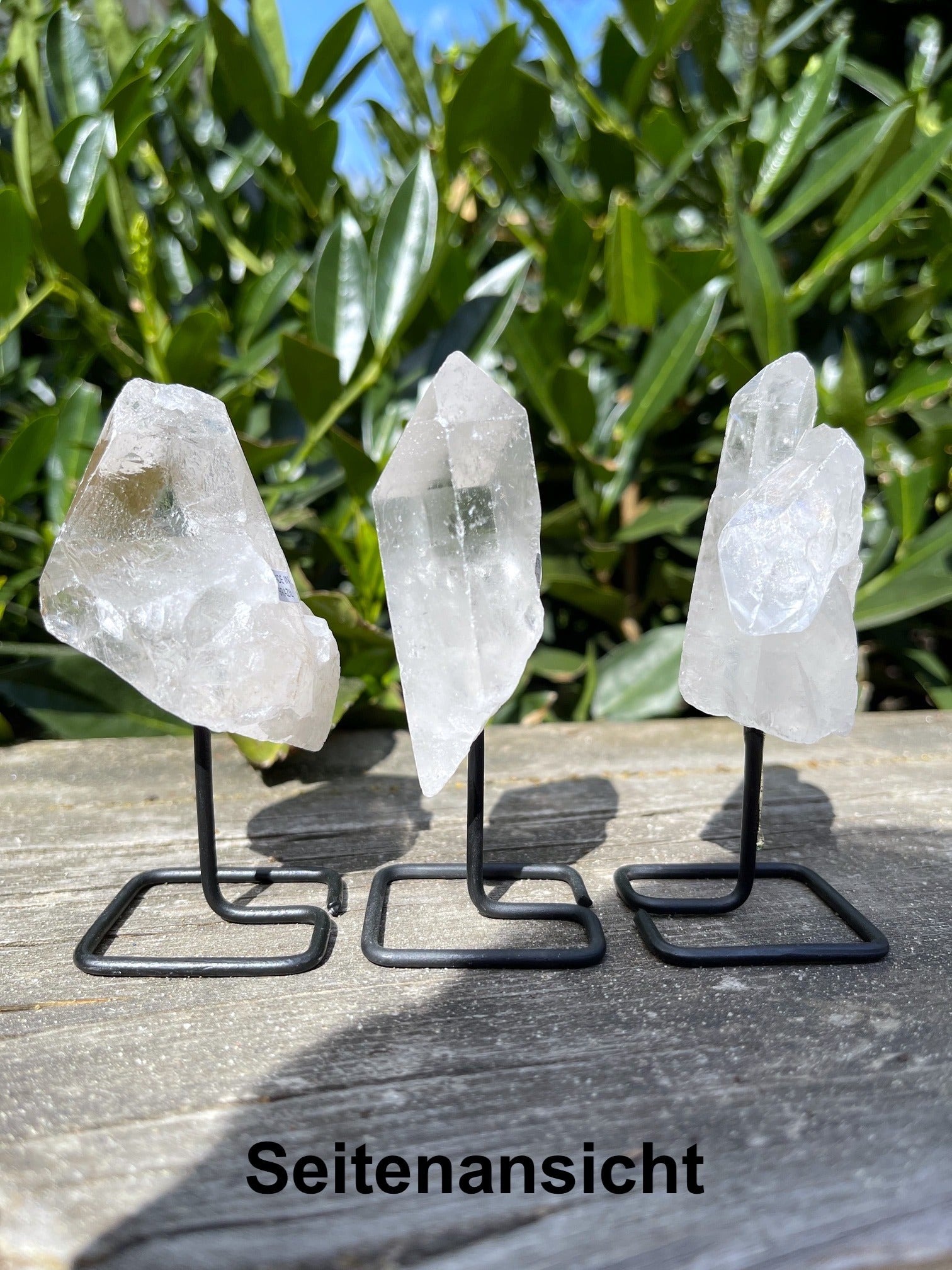 Bergkristall auf Ständer - Designstück