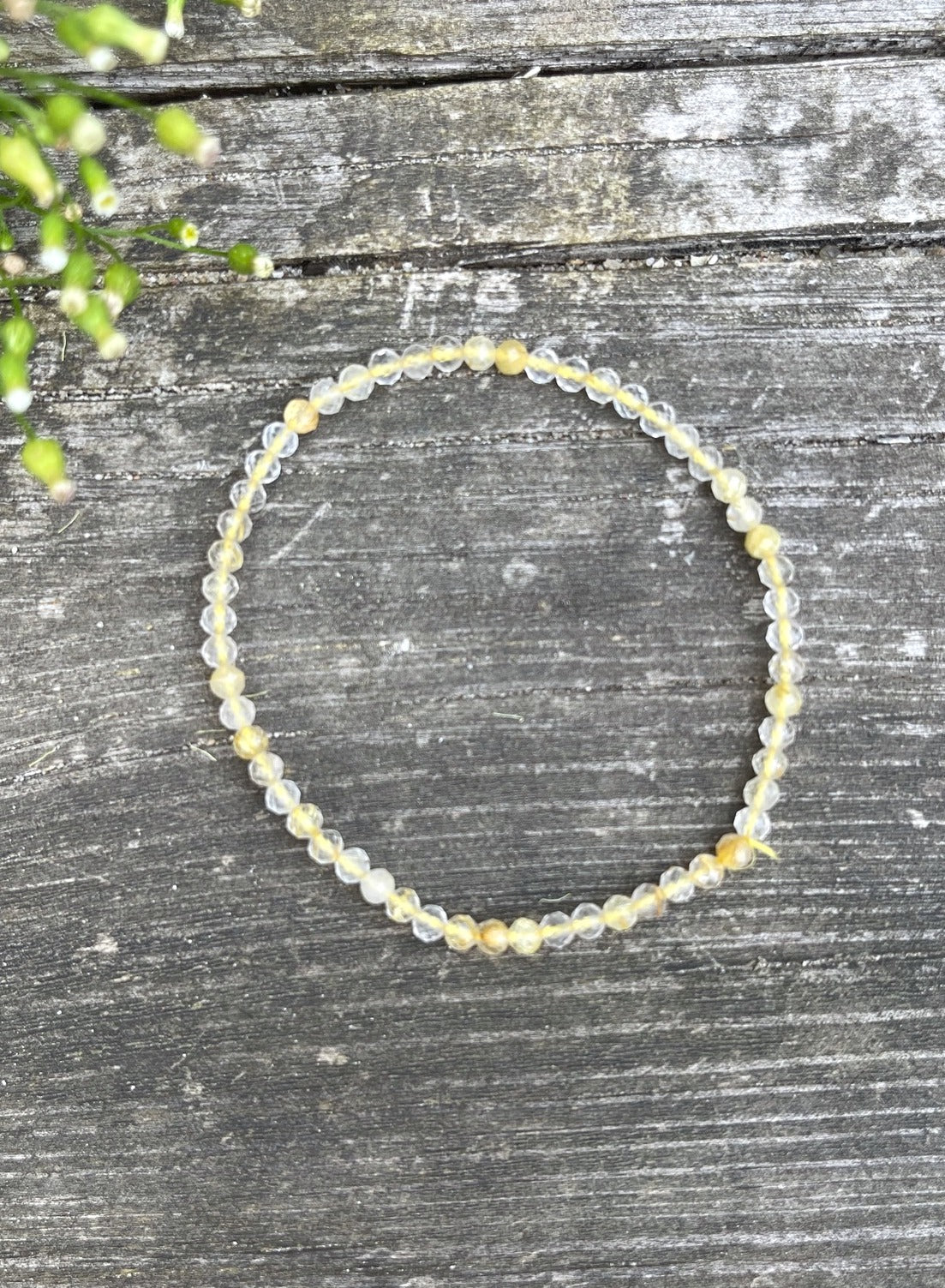 Facettiertes Rutilquarz Armband - sehr gute Qualität