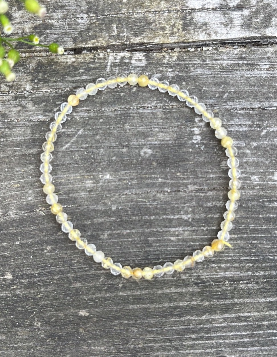 Facettiertes Rutilquarz Armband - sehr gute Qualität