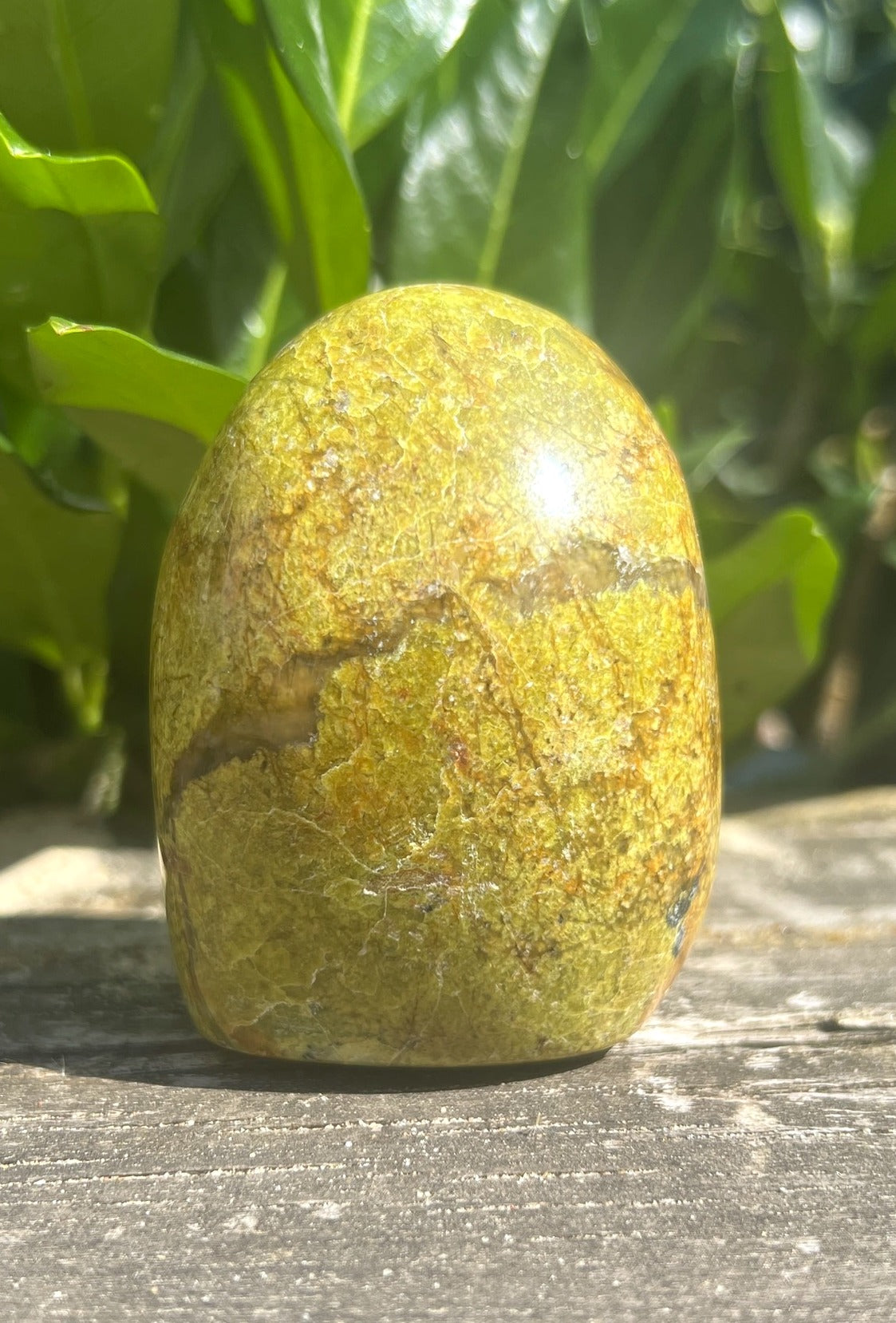 Pistazien Opal Designstück