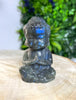 Blauer Labradorit Buddha