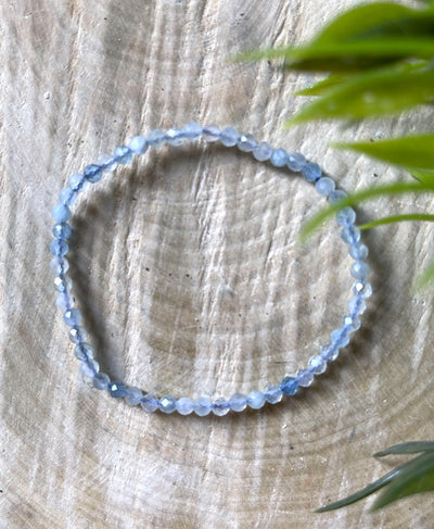 Facettiertes Aquamarin Armband  - Sehr gute Qualität