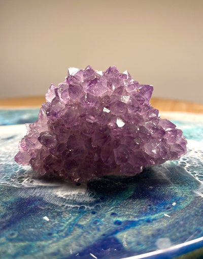 Amethyst Designstück - als Igel-Form (Schöne Qualität)