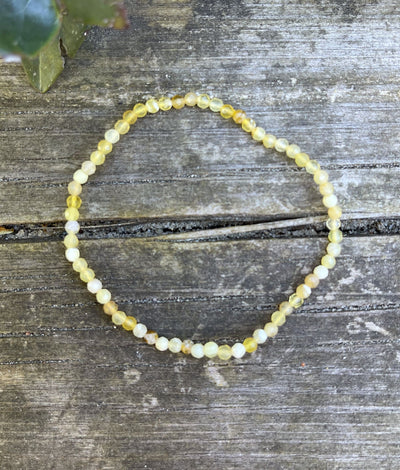 Facettiertes Gelber Opal Armband