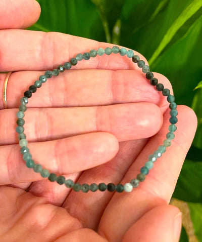 Facettiertes Smaragd Armband (A-Qualität)