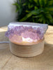 Kleine Amethyst Lampe - mit LED-Ständer