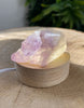 Kleine Amethyst Lampe - mit LED-Ständer