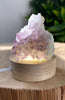 Kleine Amethyst Lampe - mit LED-Ständer