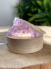 Kleine Amethyst Lampe - mit LED-Ständer