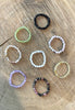 Facettierte Ringe - aus: Schwarzer Turmalin, Peridot, Kunzit, Multi Mondstein, Regenbogen-Mondstein, Citrin, Lavendel Amethyst, Rhodonit