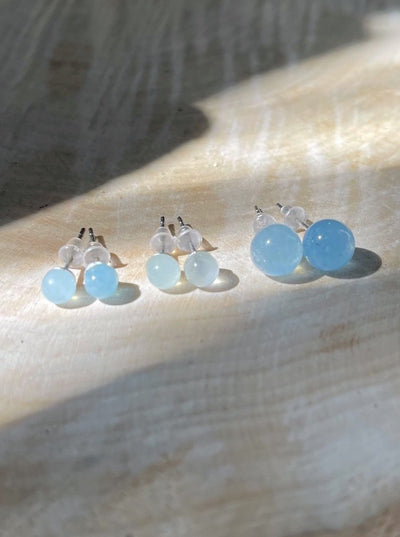 Aquamarin Ohrstecker