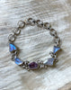 Exklusives Regenbogen Mondstein Armband - mit 925er Silber (A-Qualität)