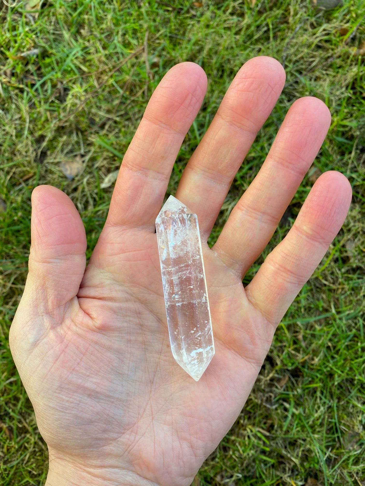 Bergkristall Doppelender (A-Qualität)
