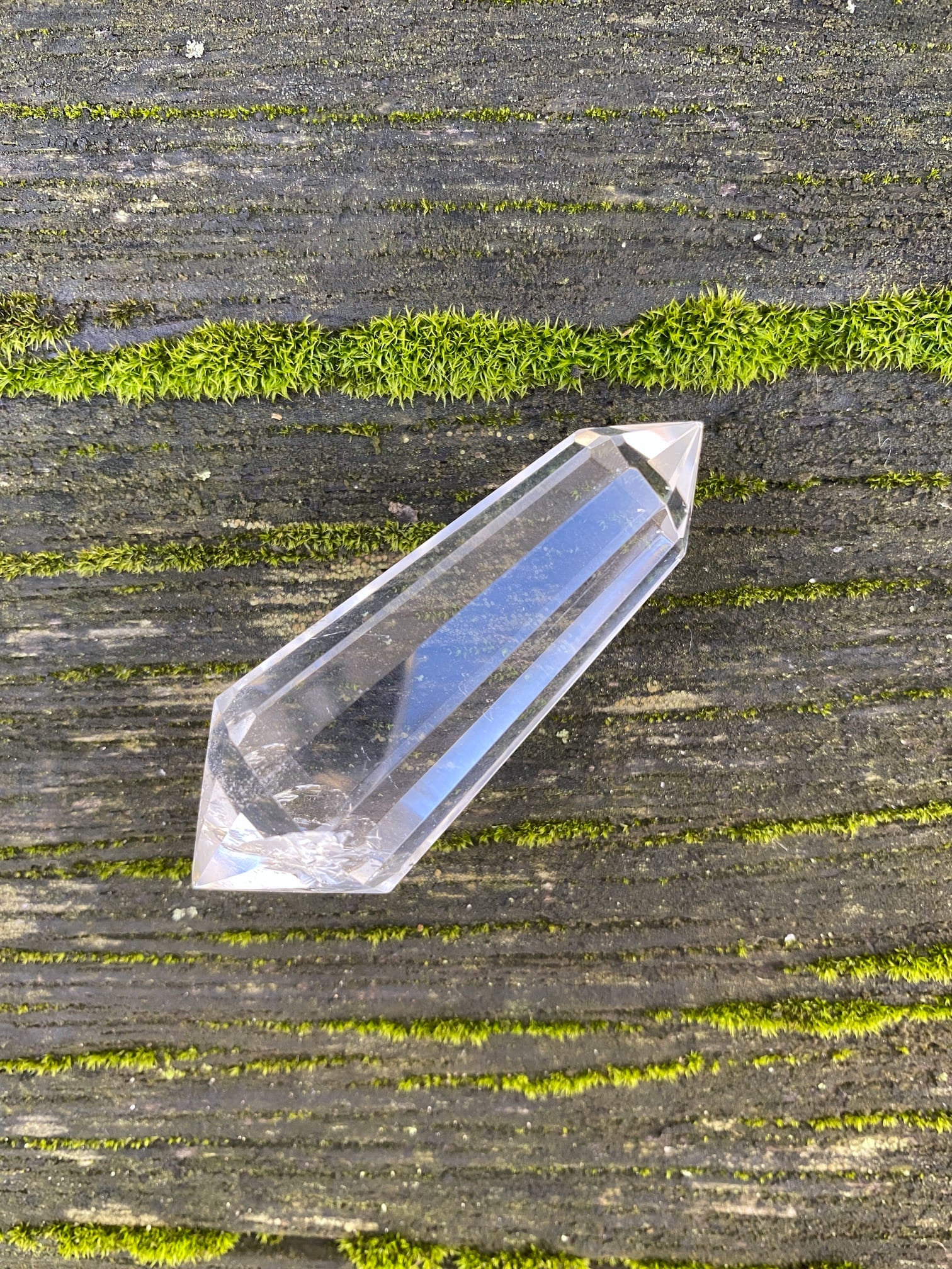 Bergkristall Doppelender/ Vogelkristall