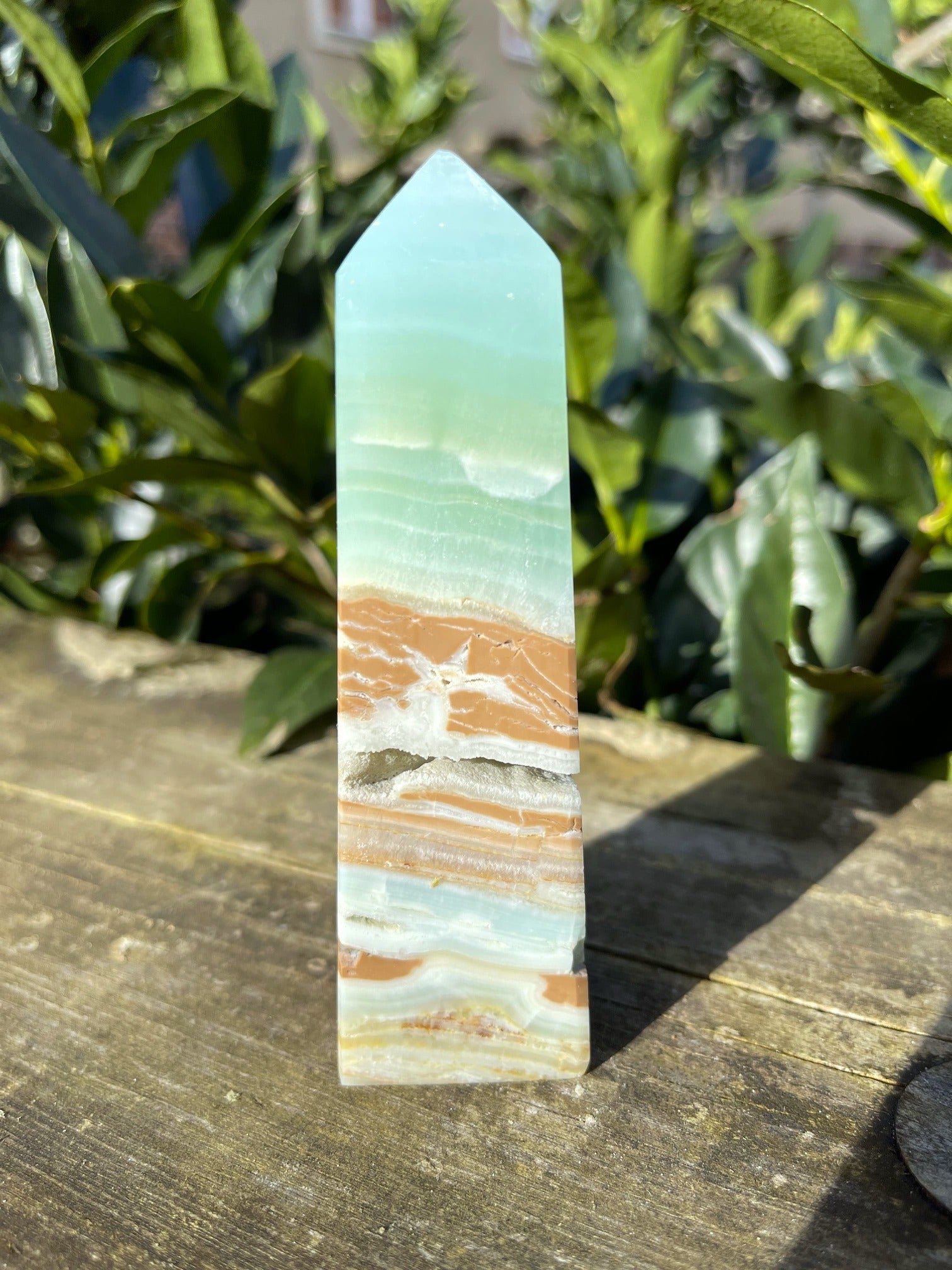 Caribbean Calcit Turm (A-Qualität)