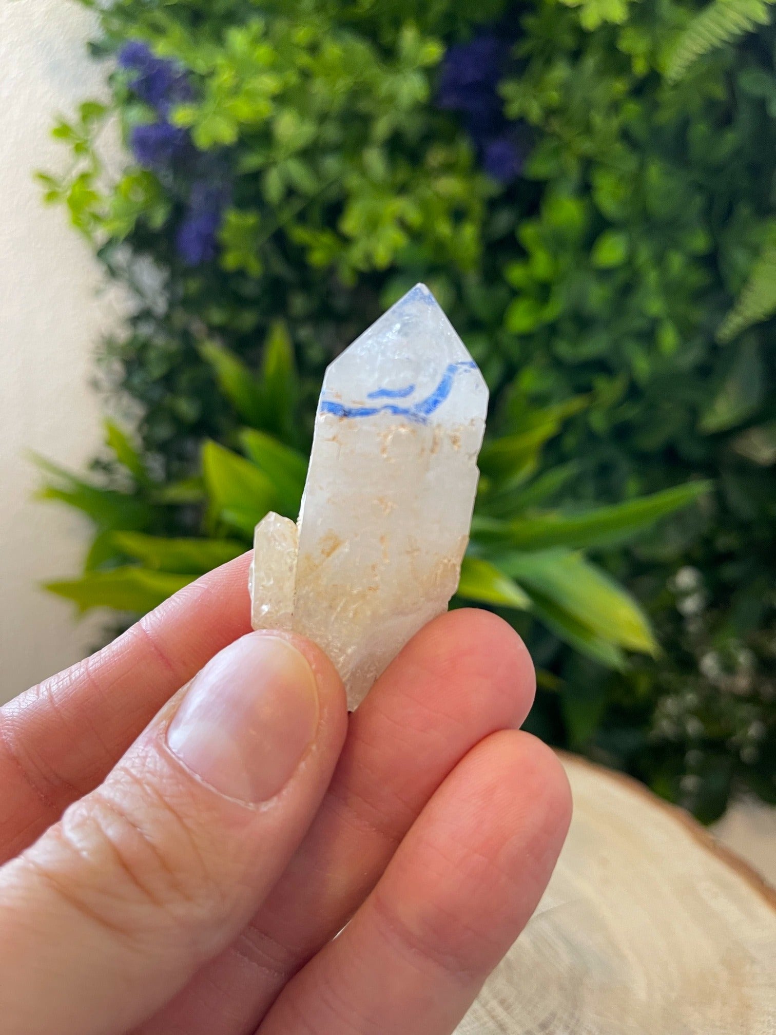 Bergkristall mit Wassereinschluss (Rarität!)