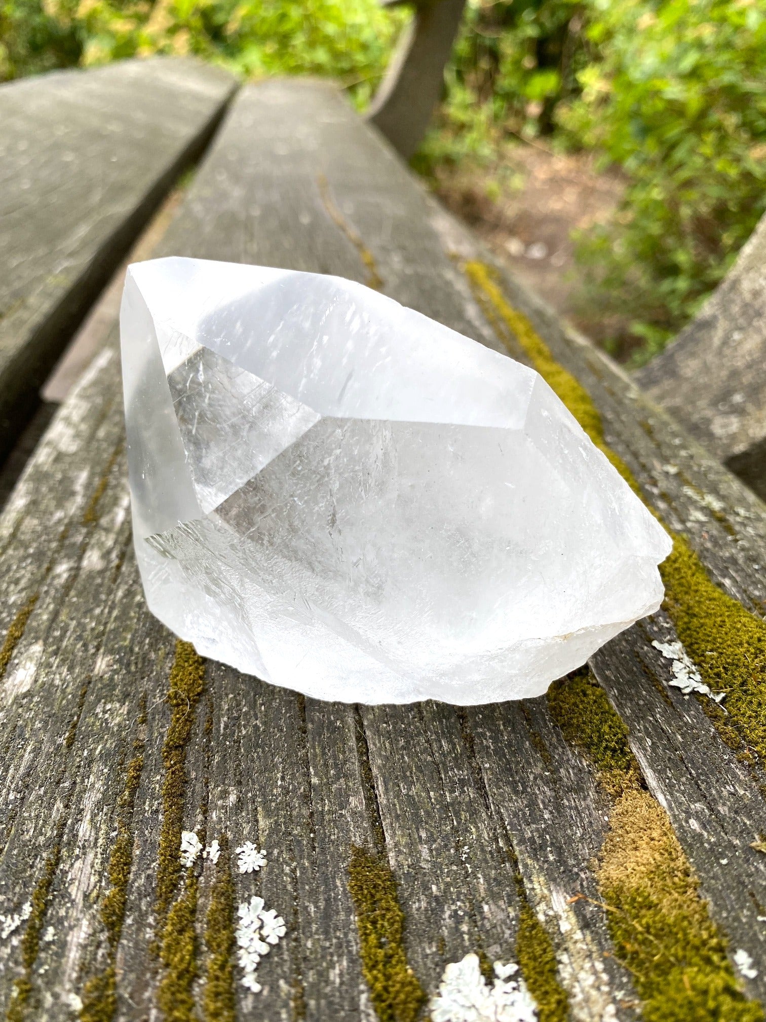 Bergkristall Designstück aus der Stein-Insel in Berlin-Wittenau