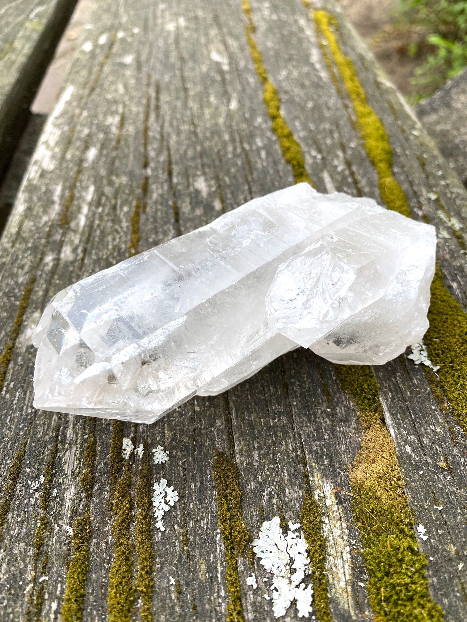Bergkristall Designstück aus der Stein-Insel in Berlin-Wittenau
