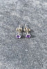 Amethyst Ohrstecker mit 925er Silber von der Stein-Insel Berlin; geschäft für Edelsteine und Mineralien